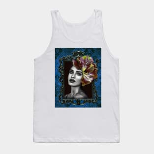 Purple Ladies Fine Art HomeDecor Wall Art Digital Prints Artwork Illustration Fine Tank Top